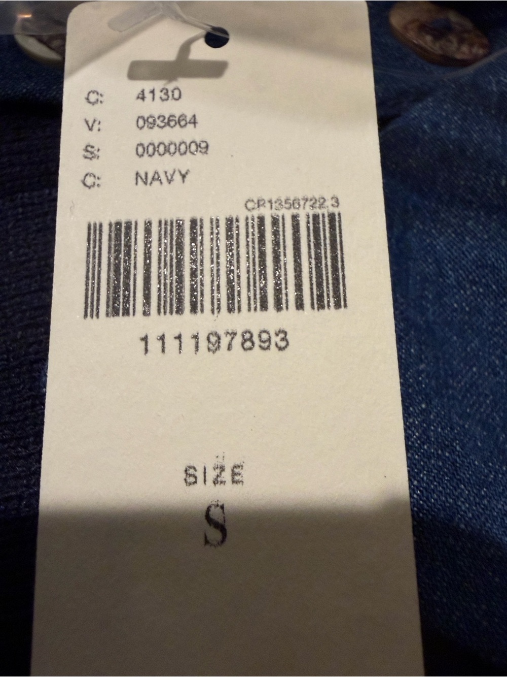 Anthropologie Maeve Navy Knit Mini Shirtdress - Picture 3 of 3